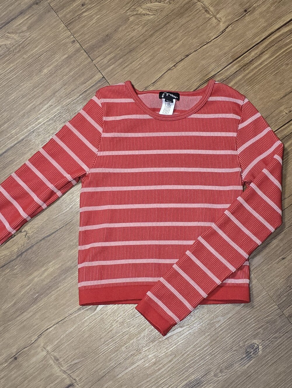 Kid's Red Striped Long-Sleeve Tee - Girl's Back To School Basics, Girls Fall Top